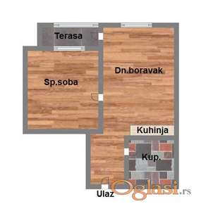 Dvosoban u izgradnji 41m2