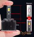 Led D1S canbus zamena za xenon sijalice 90W 12V 24v 30000lm