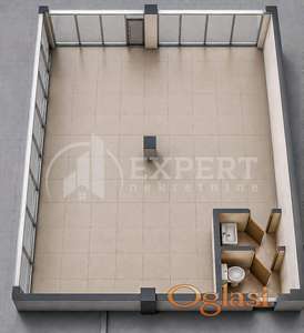 Lokal kod Vojne bolnice, 70m2, Novogradnja