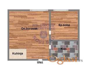 Dvosoban 42m2 Novo Naselje