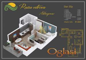 Trosoban stan u kompleksu - direktna prodaja (bez provizije)