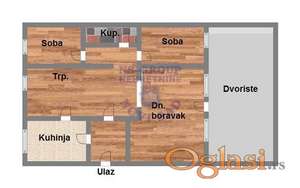 Trosoban na potezu Somborskog Bulevara