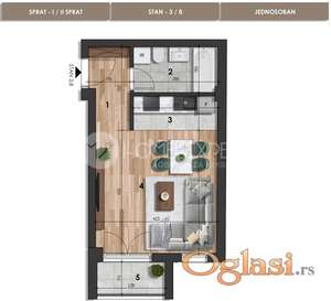 NOVI SAD - TELEP - 32.00 m2