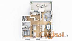 Komforan i kvalitetan stan u mirnoj ulici na Telepu