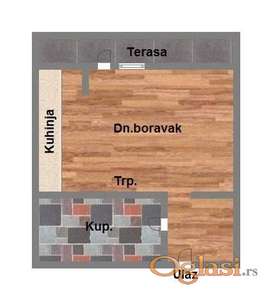 Jednoiposoban stan, 29m2, Mišeluk