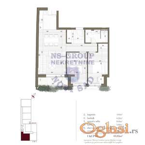 Trosoban stan od 65 m2 u izgradnji