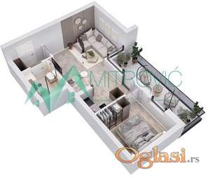 1004826 VRDNIK – STAN 52 m², SMART HOME SISTEM, NOVI STAN