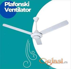 Plafonski Ventilator METAL 130w GARANCIJA 25 meseci
