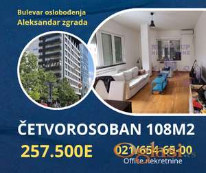 Četvorosoban stan u Aleksandrovoj zgradi na Bulevaru Oslobođenja 108m2