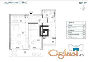 Luksuz, novogradnja-Novi Beograd, Ledine ID#1928