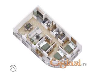 Novogradnja ! Odličan četvorosoban stan sa povratom pdv-a !
