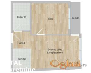 STAN - NOVI SAD - TELEP - 39m2 - 114430 evra