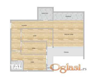 STAN - NOVI SAD - PODBARA - 104m2 - 276150 evra