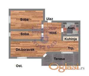 Trosoban, 58m2, Adice