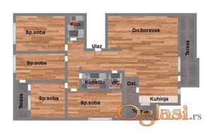 Izgradnja, nov stan u urbanoj vili u Lipovom gaju!
