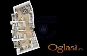 Cetvorosoban stan na Podbari 80m2