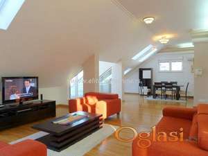 Izdavanje stanova Beograd-Duplex penthaus na Vracaru,garaza