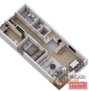 ADICE, 68m2, Trosoban sa pdv