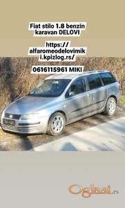 Fiat stilo 1.8 benzin DELOVI