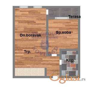Na prodaju dvosoban stan na Petrovaradinu
