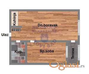 Odličan dvosoban stan na Telepu!