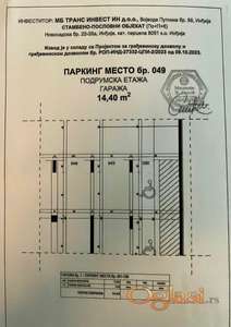 Prodajem garazu-strog centar Indjije
