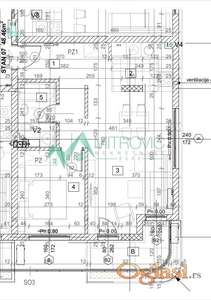 DVOSOBAN STAN U IZGRADNJI 48,46 m² - BULEVAR EVROPE 