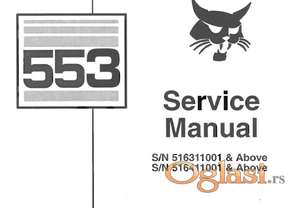 Bobcat 553 - Radionički priručnik