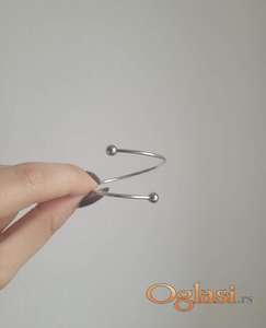 Prsten za salvete-srebro / manji