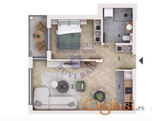 Adice - Vrhunska ponuda - 45m2 - PDV