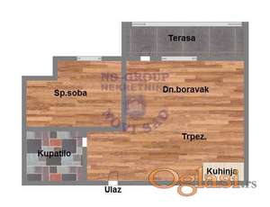 Dvosoban 40m2 Mišeluk