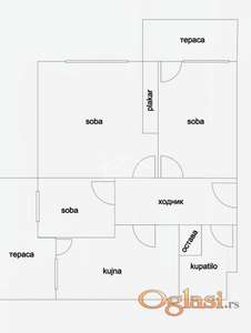 Vračar - Južni bulevar - 2.5, + 2 terase ID#24562