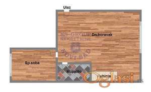 Dvosoban stan u izgradnji u Veterniku