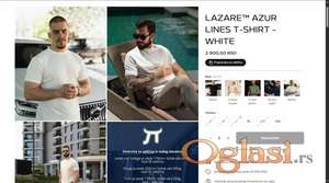 Muska majica Lazare Azur Lines L velicina nova