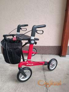 Karbonska Hodalica sa torbom za niže osobe ili decu(crvena)