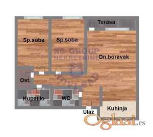 Trosoban stan sa PDV-om