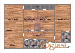 Četvorosoban stan na Bulevaru patrijarha Pavla!