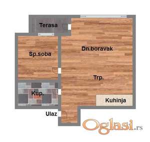 Odličan dvosoban stan na odličnoj lokaciji u blizini centra.