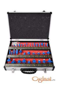 Set frezera za drvo 35 kom  Prihvat 6 mm    Ukoliko zelite da porucite 1. Ime i prezime 2. Ulica i broj 3. Postanski broj mesto 4. Kontakt telefon