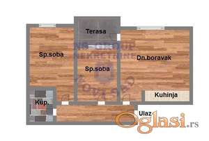 Trosoban stan na Bulevaru Patrijarha Pavla, 63m2