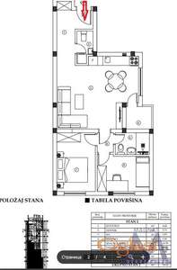 Stan NOVI SAD,ADICE,kv: 54.24, € 128495, ID: 1019424