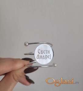 Prsten za salvete-srebro/beli biser Sveti Andrej