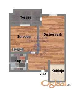 Dvosoban 43m2 Petrovaradin