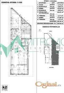 Nov trosoban stan u izgradnji – odlična investicija