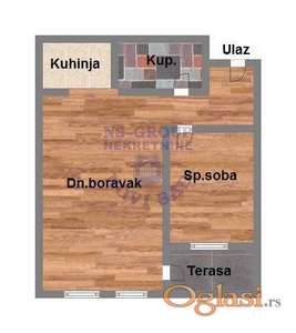 Dvosoban stan u izgradnji