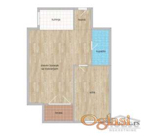 STAN - NOVI SAD - TELEP - 42m2 - 113400 evra