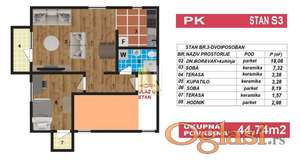 Nov stan sa parking mestom i povratom PDV-a