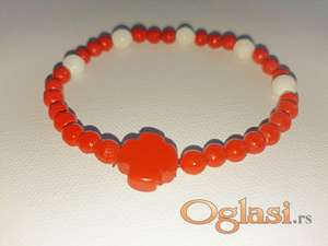 Brojanica crveno bela