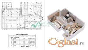 Telep - Dvosoban stan 50m² (ID: 1004686) 