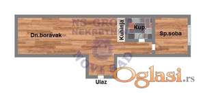 Dvosoban 39m2 Bulevar